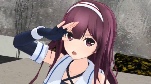 【MMD艦これ】神風(江風コス)で今好きになる